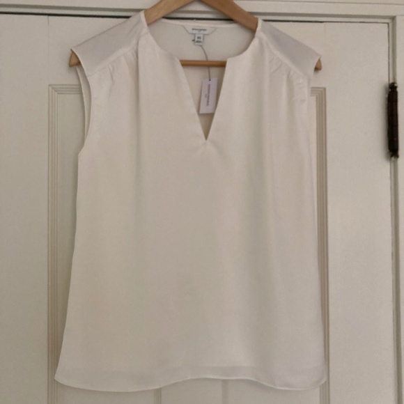 NWT Banana Republic Factory Dolman-Sleeve Blouse in Snow Day Size XS - Picture 2 of 4